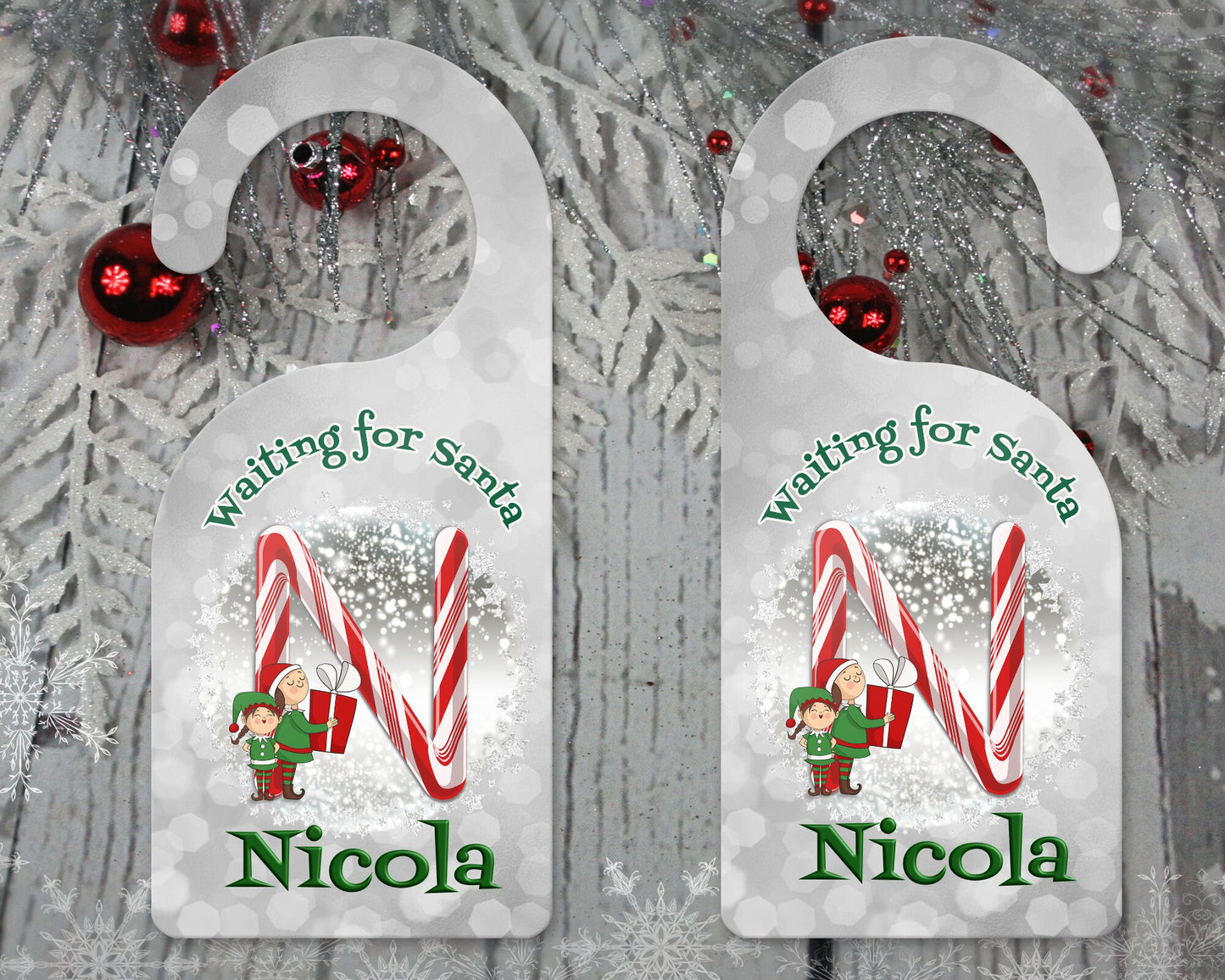 CANDY CANE COLLECTION - Christmas Door Sign