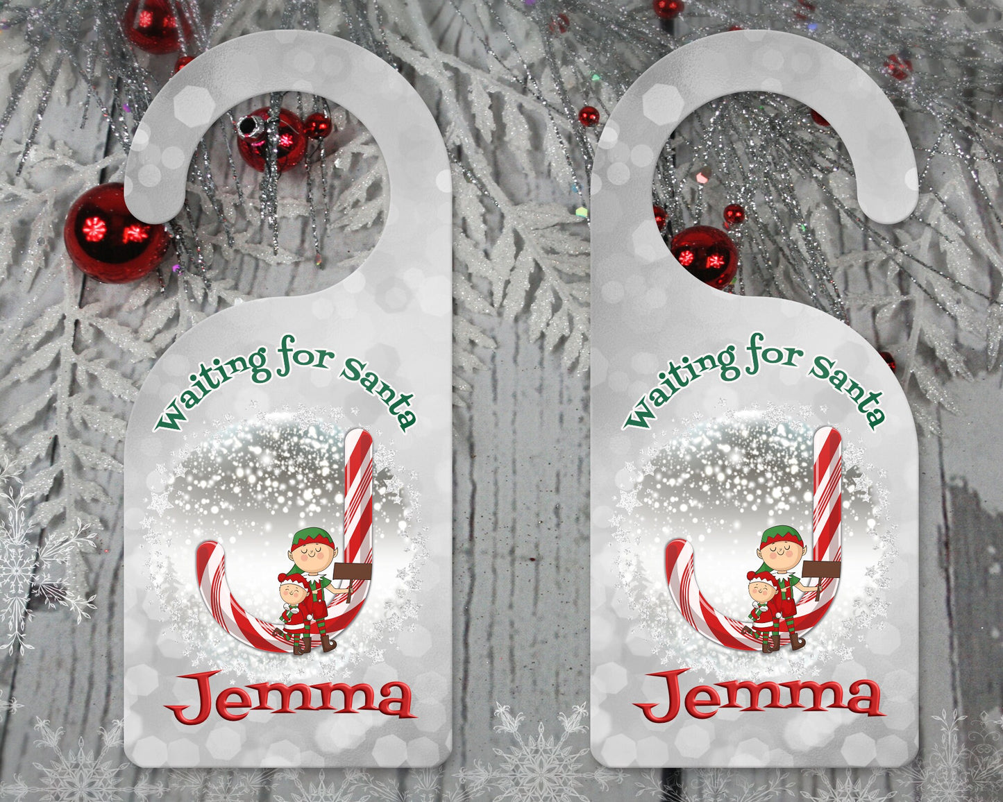 CANDY CANE COLLECTION - Christmas Door Sign
