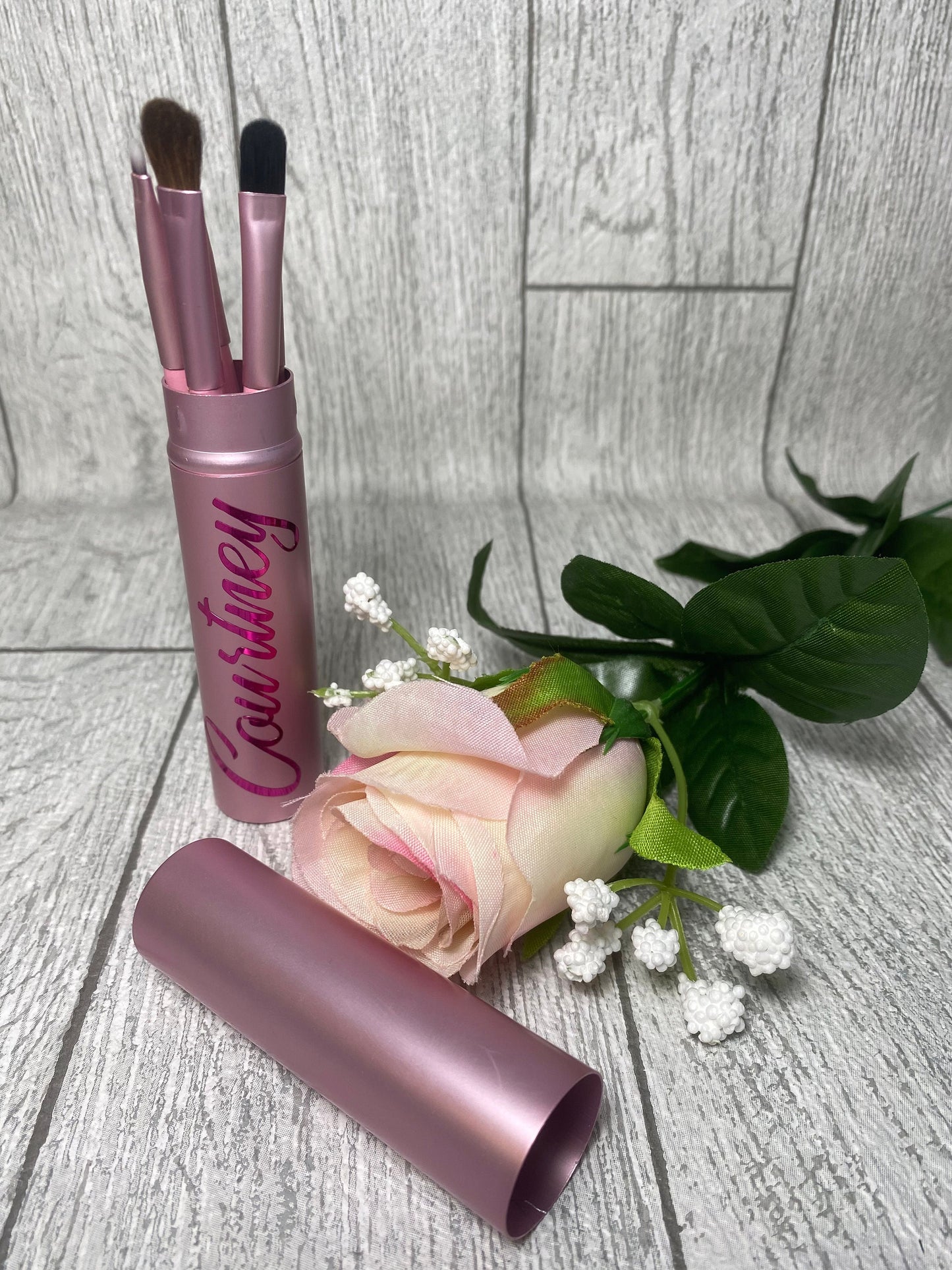 Personalised Mini Make Up Brush Set