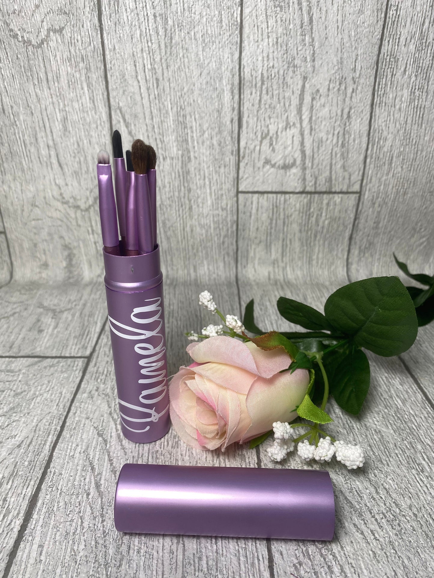 Personalised Mini Make Up Brush Set