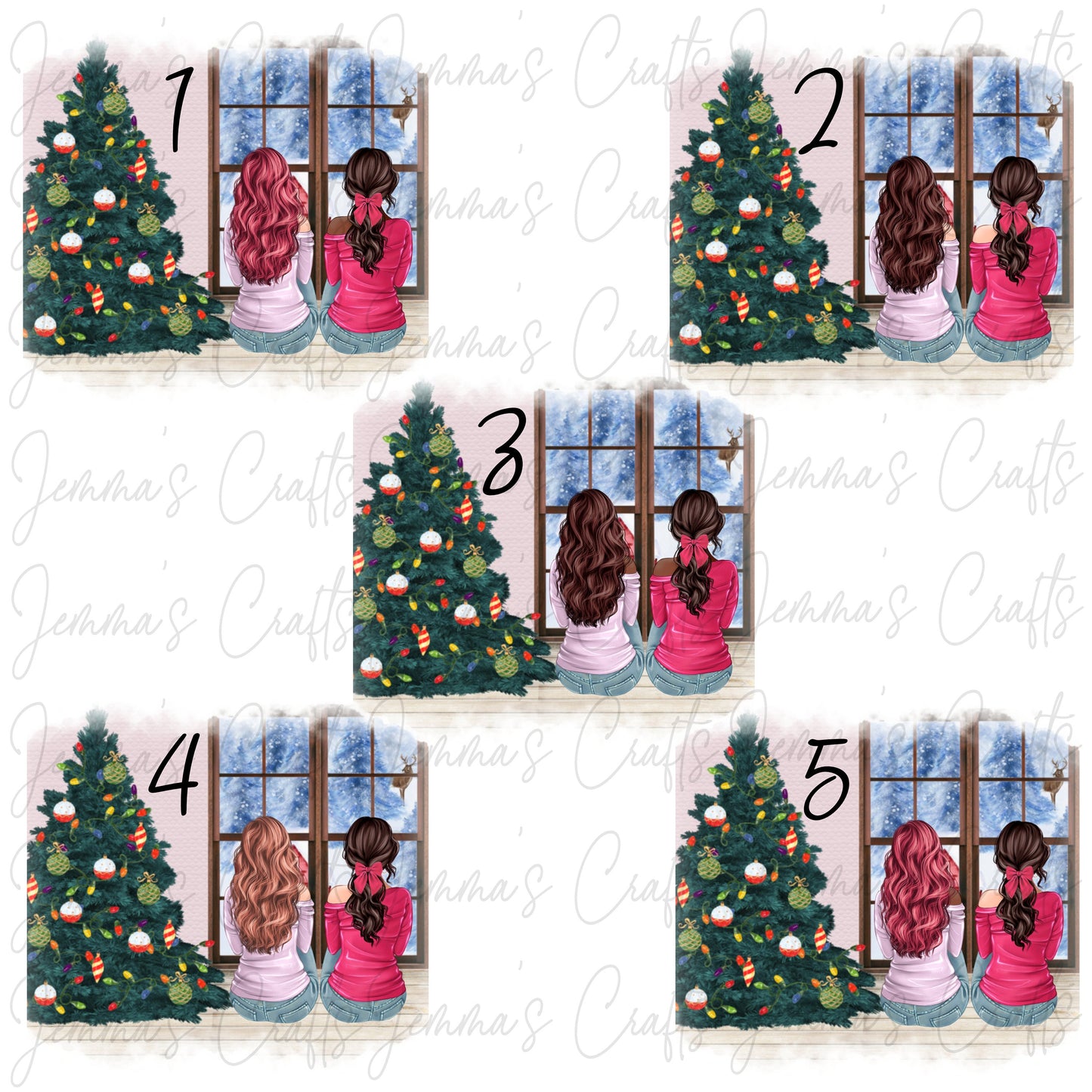 Bestie Christmas Printed Mug