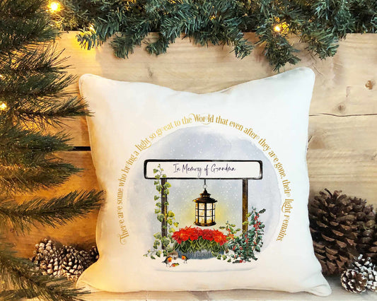 Christmas Memorial Cushion