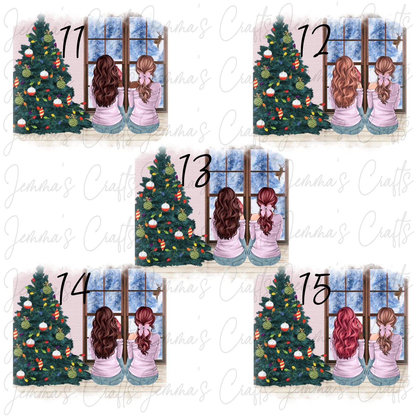 Bestie Christmas Printed Mug