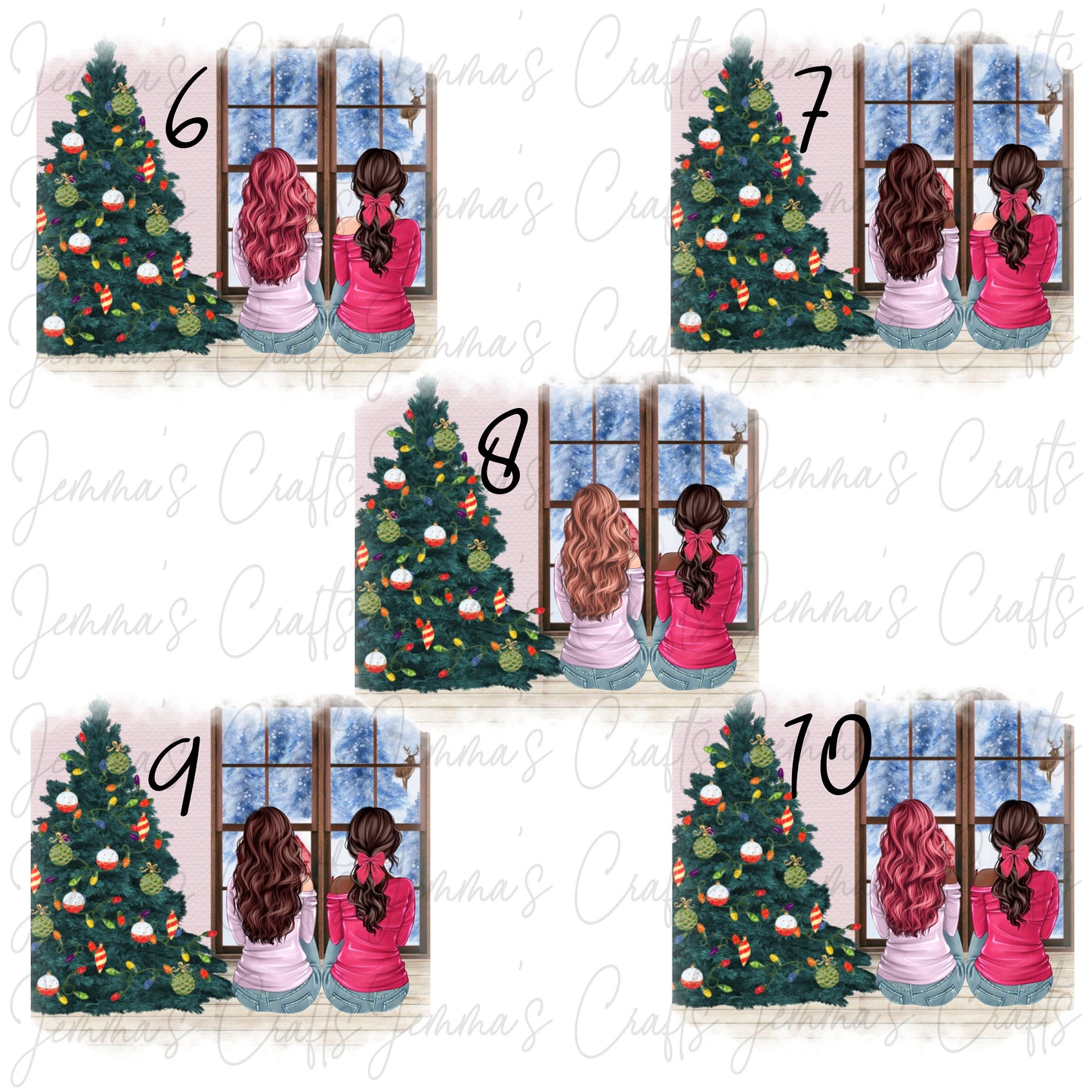 Bestie Christmas Printed Mug