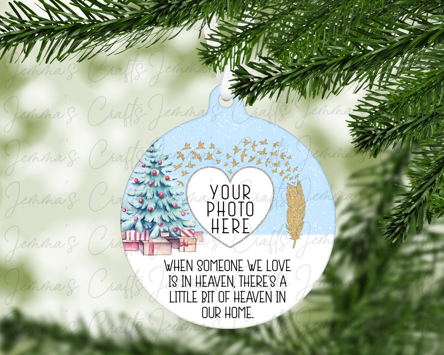 Personalised Memorial Bauble