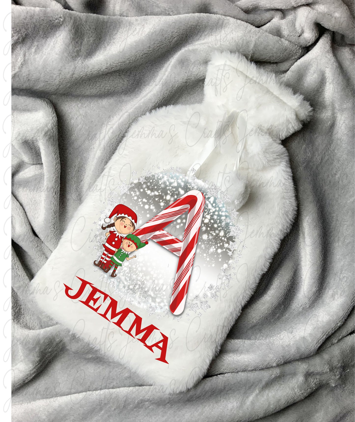 Personalised Christmas Hot Water Bottle