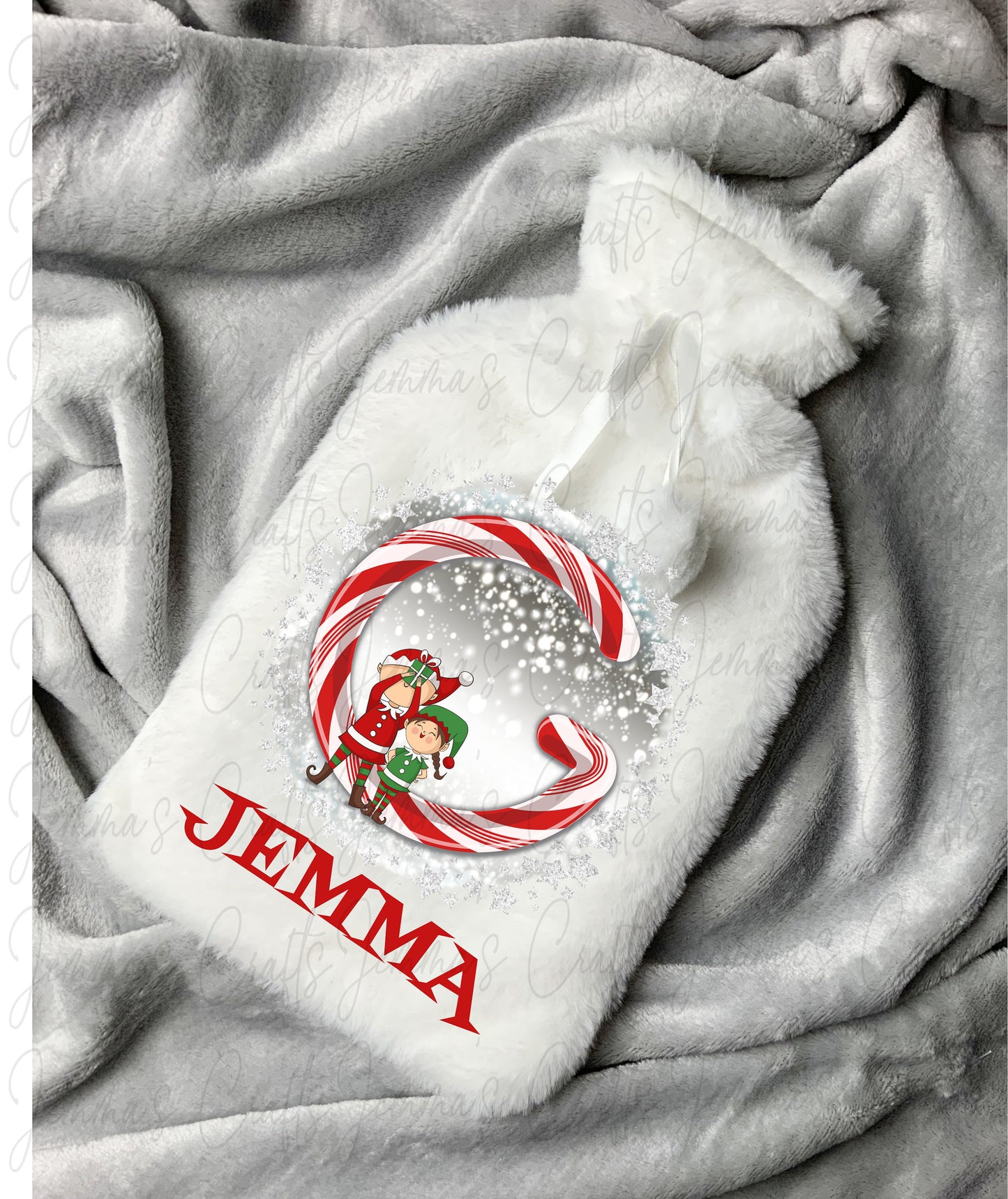 Personalised Christmas Hot Water Bottle