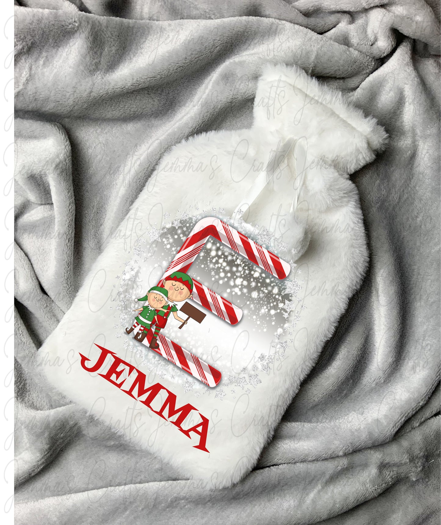 Personalised Christmas Hot Water Bottle