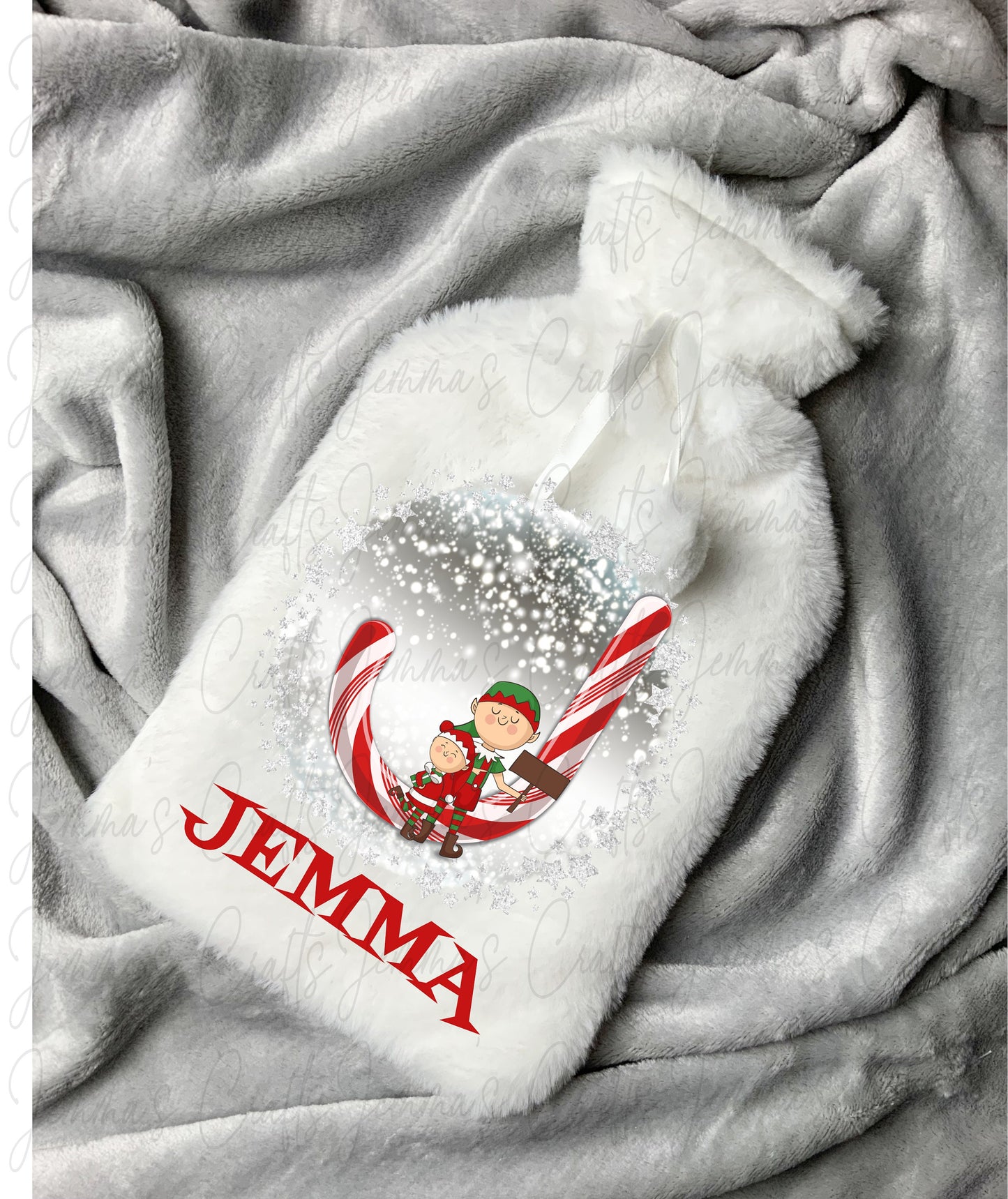 Personalised Christmas Hot Water Bottle