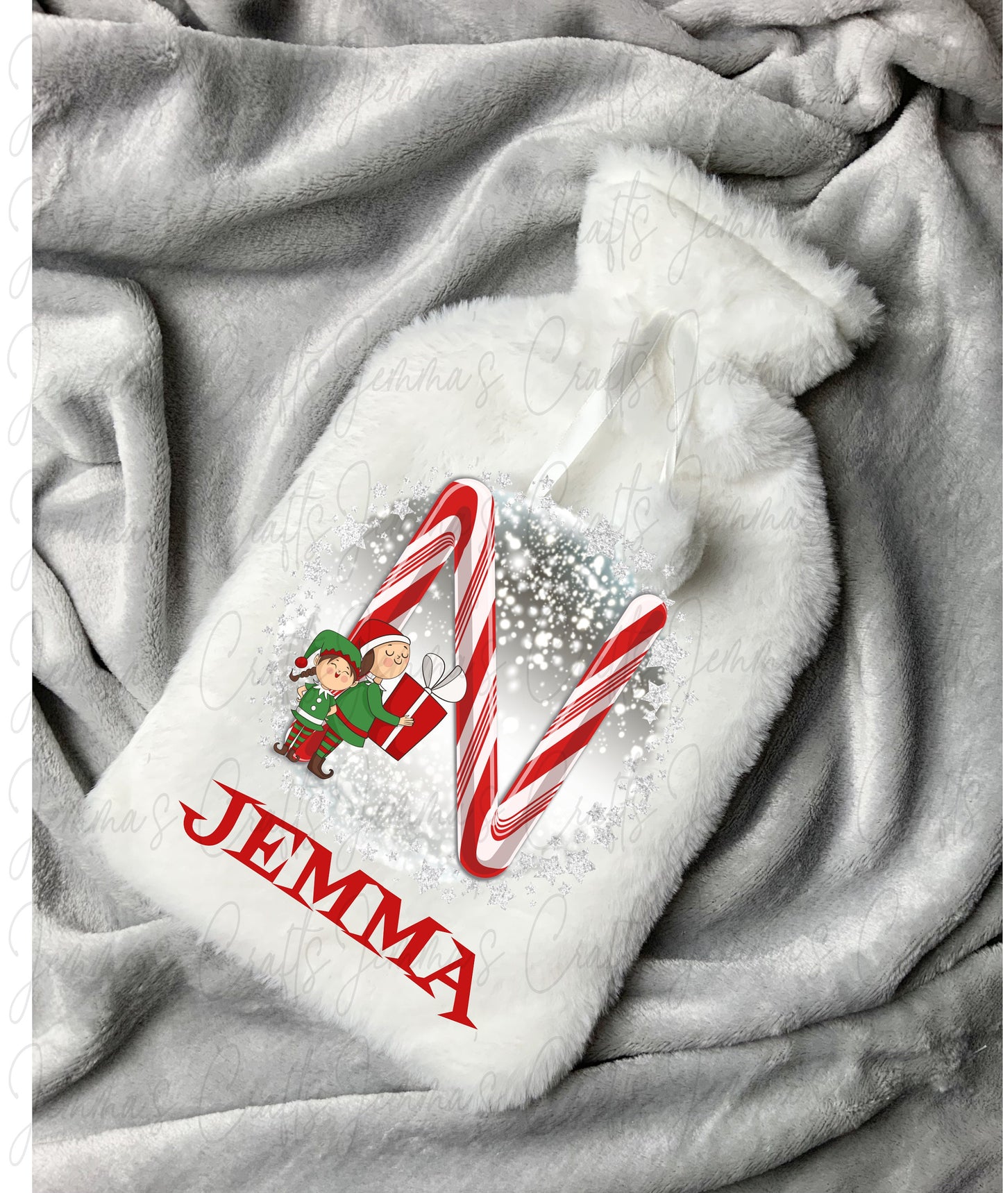 Personalised Christmas Hot Water Bottle